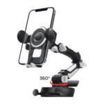 حامل الهاتف المحمول للسيارة بزاوية 360 درجة قابل للطي والشفط دائري