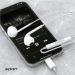 سماعة اذن سلكية تايب سي ماركة SPON