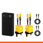 عرض باوربنك مع 2 شاحن و 4 كيابل