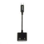 تحويلة TYPE-C مخرجين سماعة + شاحن من SPON